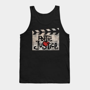 Poetic Justice//Halftone Design Tank Top